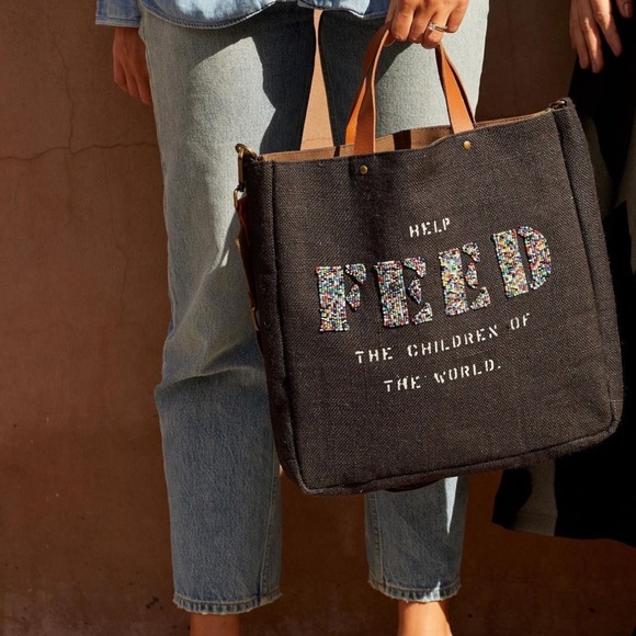 Feed Projects Handbags - Feed Projects Artisan Beaded Crossbody Bag - Black